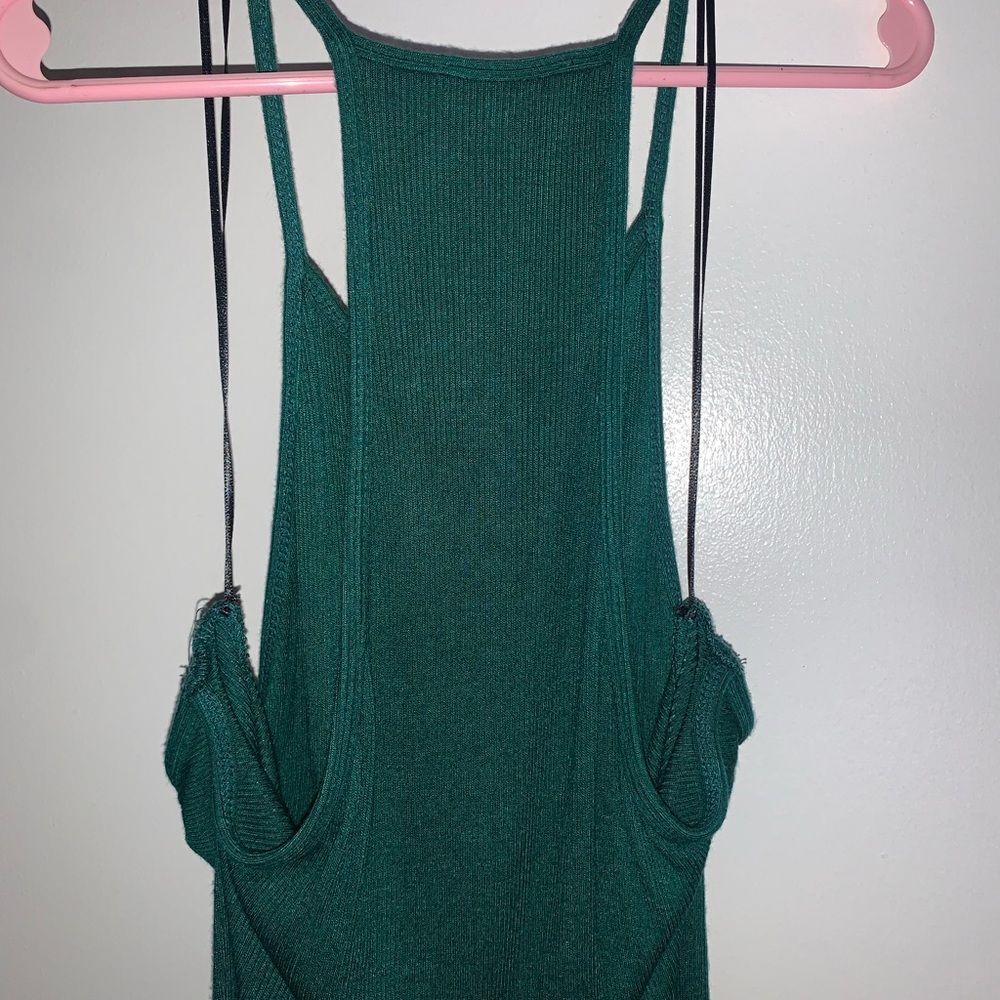 Floor length Green Maxi Dress